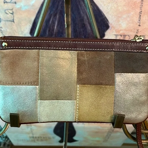 Coach Patchwork Leather Wristlet - Picture 5 of 8